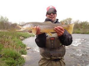 Chris Samson brown trout