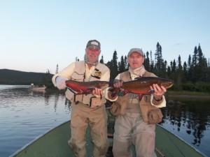 "doubles" caught by Ron Amidon and Gary Hebert in Labrado